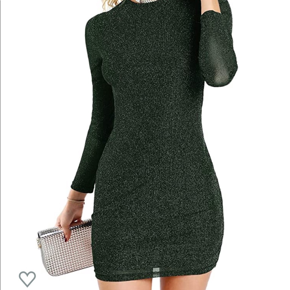 Shimmery green dress
